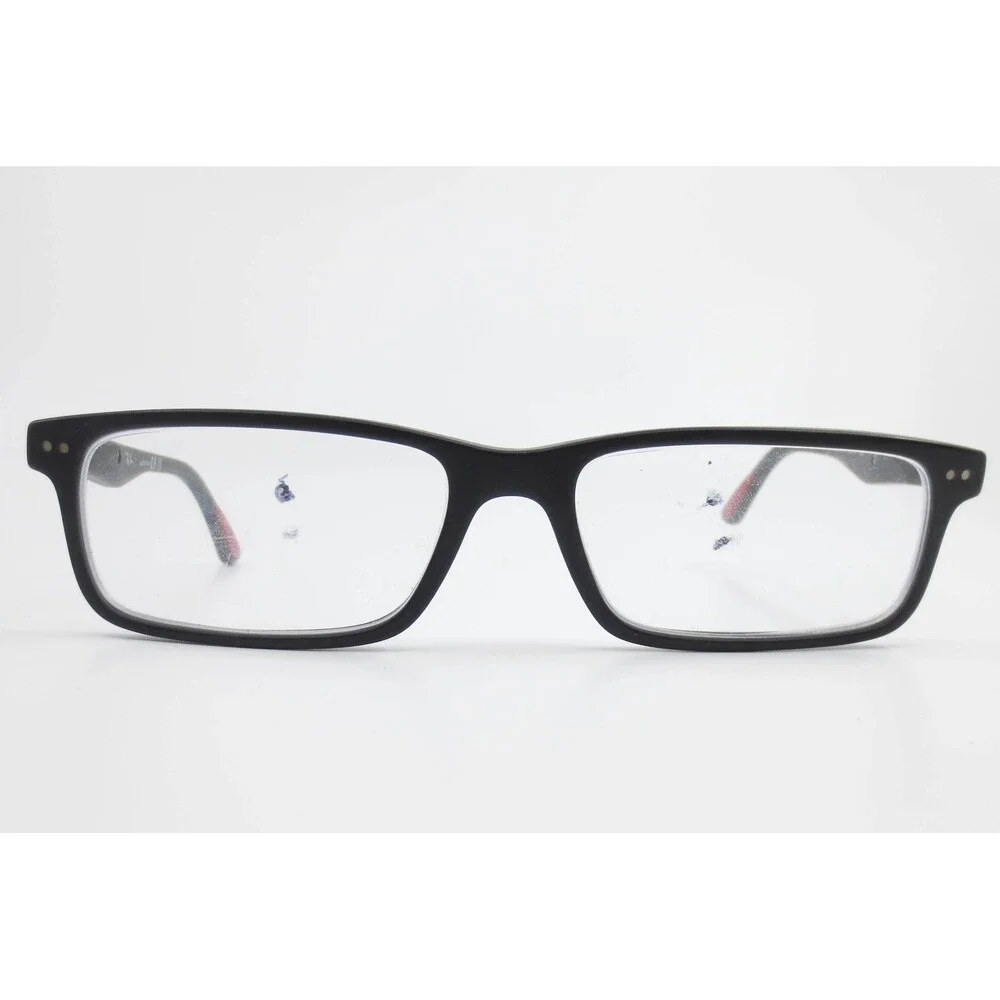 Ray-Ban RB 5277 2077 Matte Black Rectangular Eyeglasses Frames 54-17-140 Mens